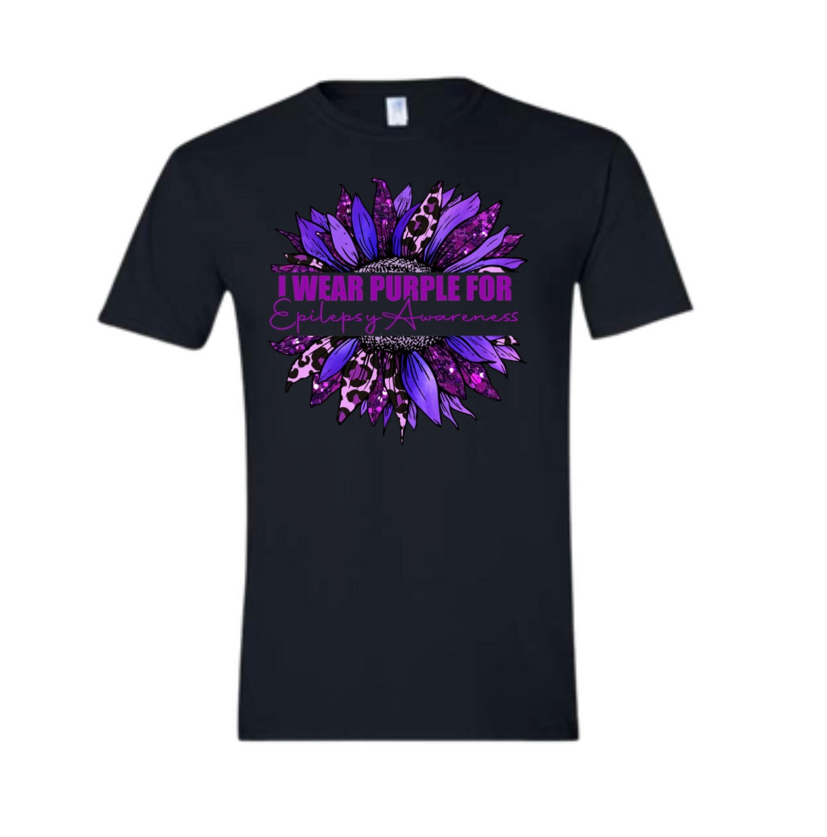 Epilepsy Leopard Flower T-Shirt