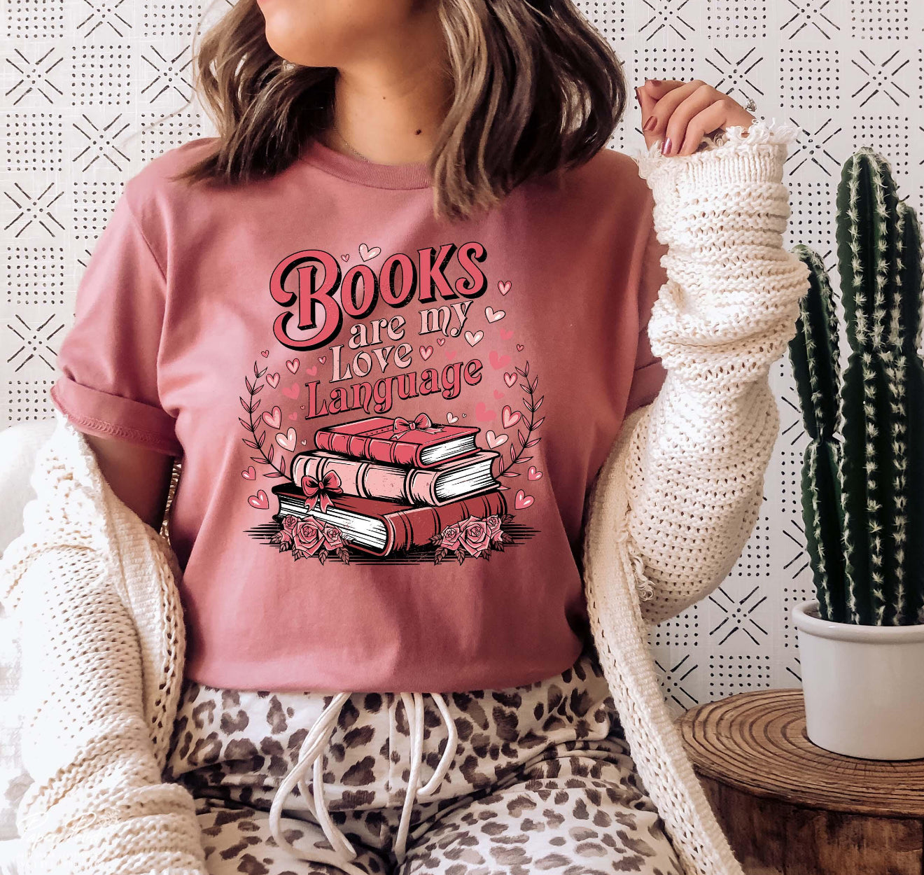 Books Are My Love Language Crewneck