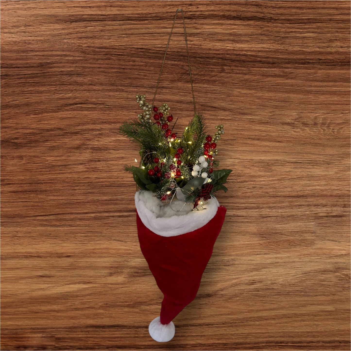 Santa Hat Wall Decor