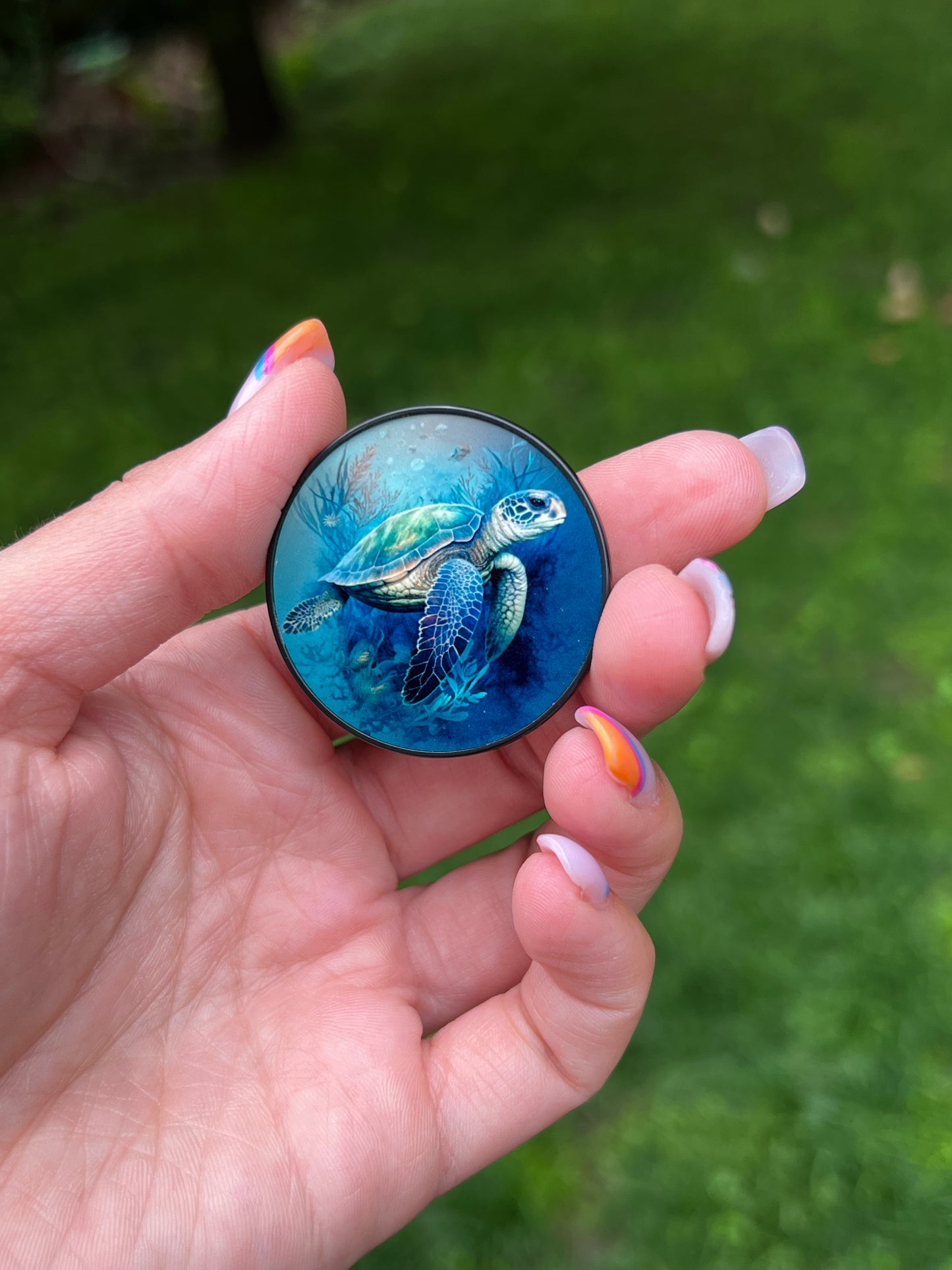 Turtle Pop Socket