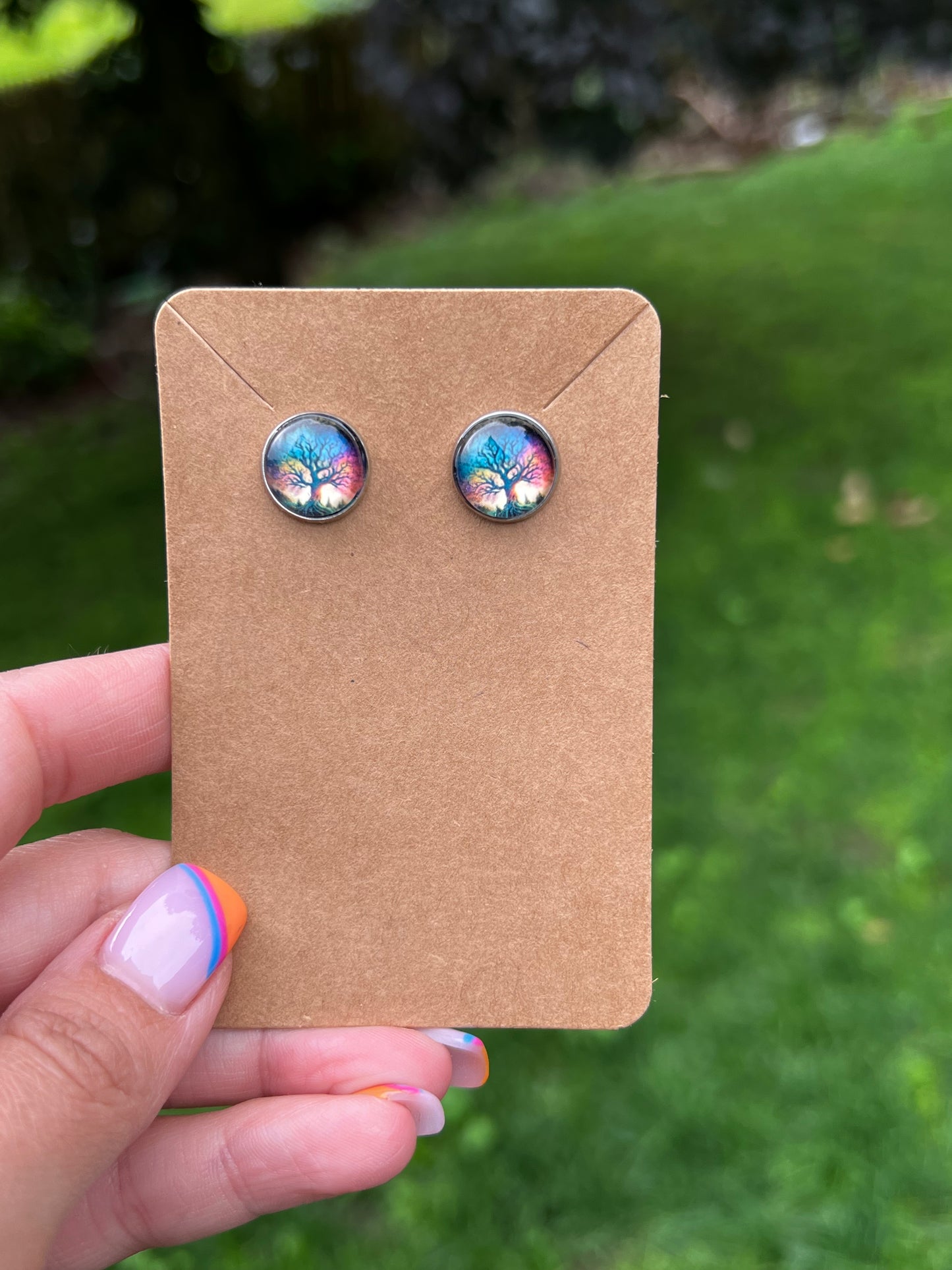 Tree of Life Stud Earrings
