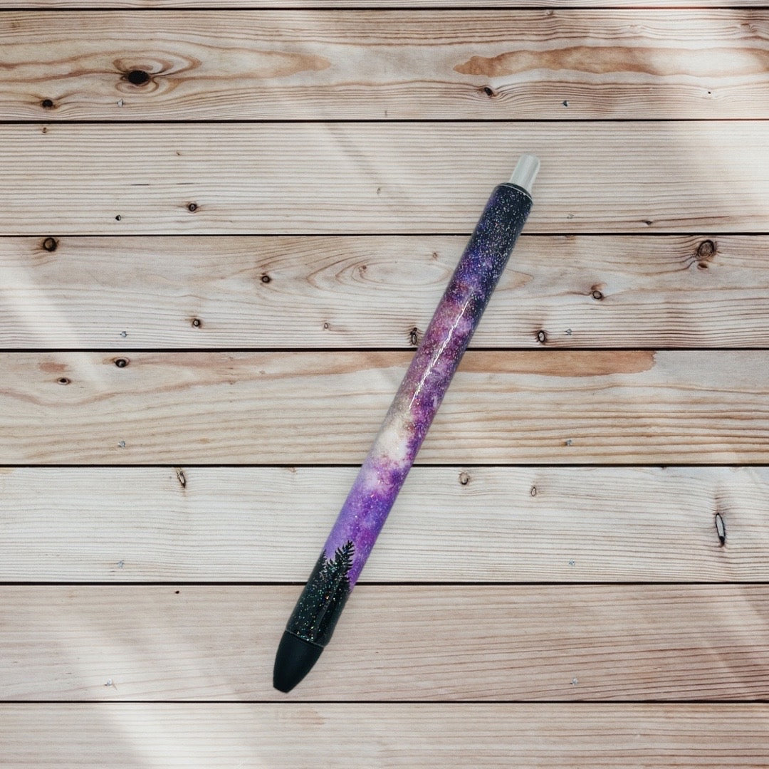 Mountain Night Sky Pen