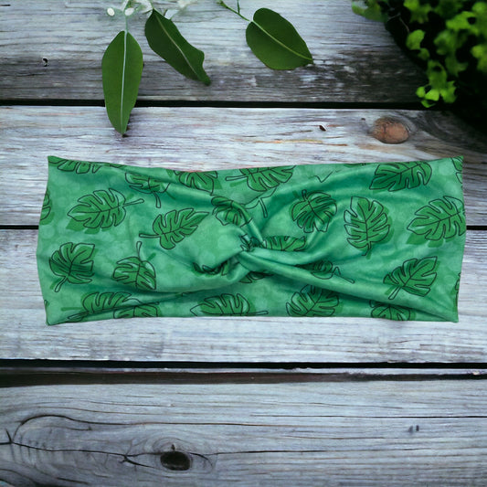 Monstera Leaf Headband