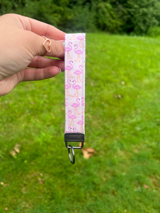 Flamingo Key Wristlet