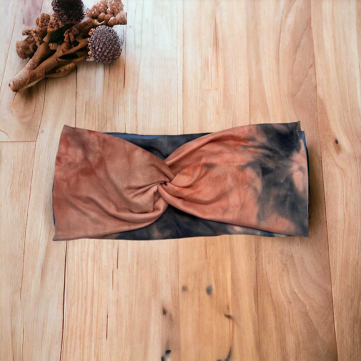 Orange Tie Dye Headband