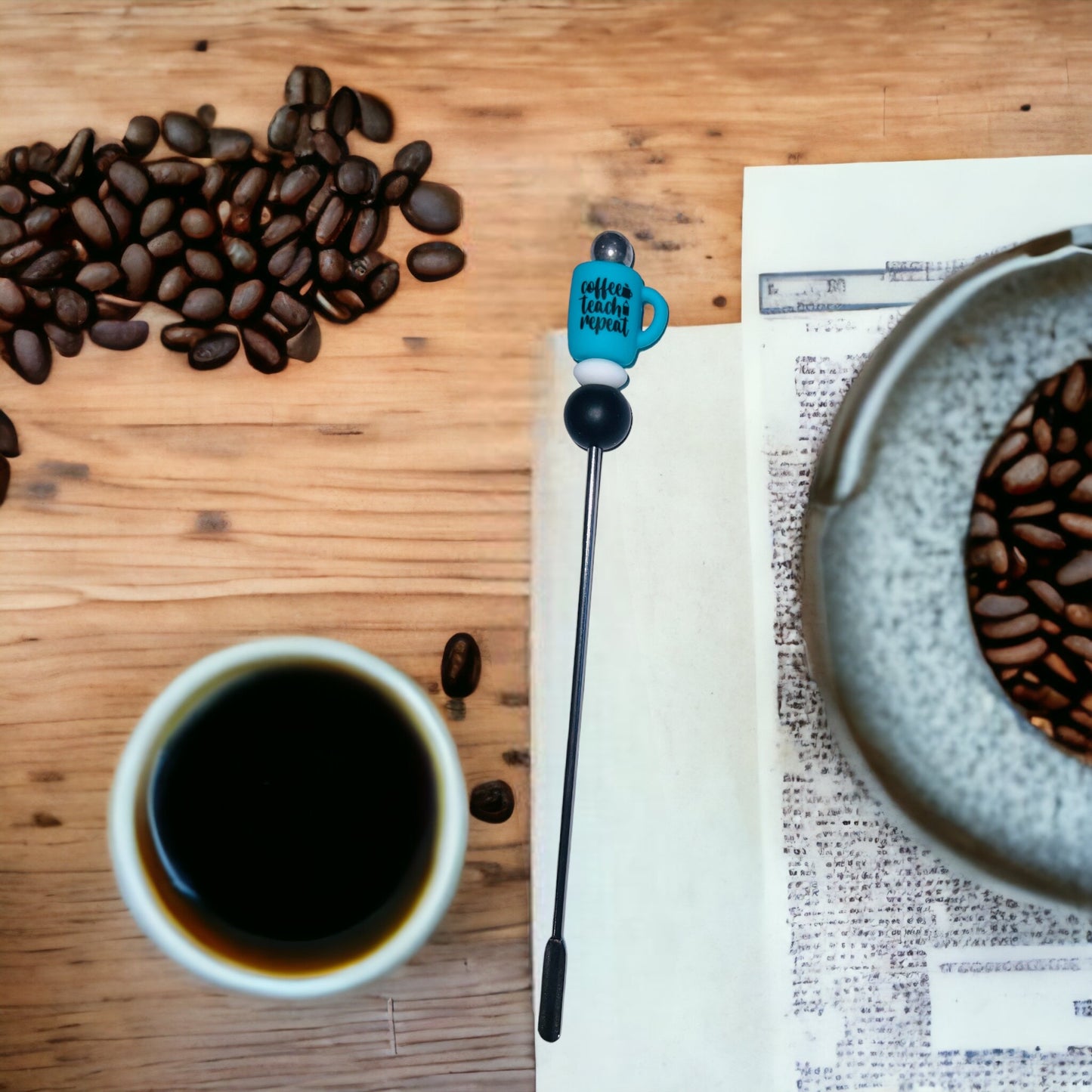 Coffee Teach Repeat Coffee Stirrer