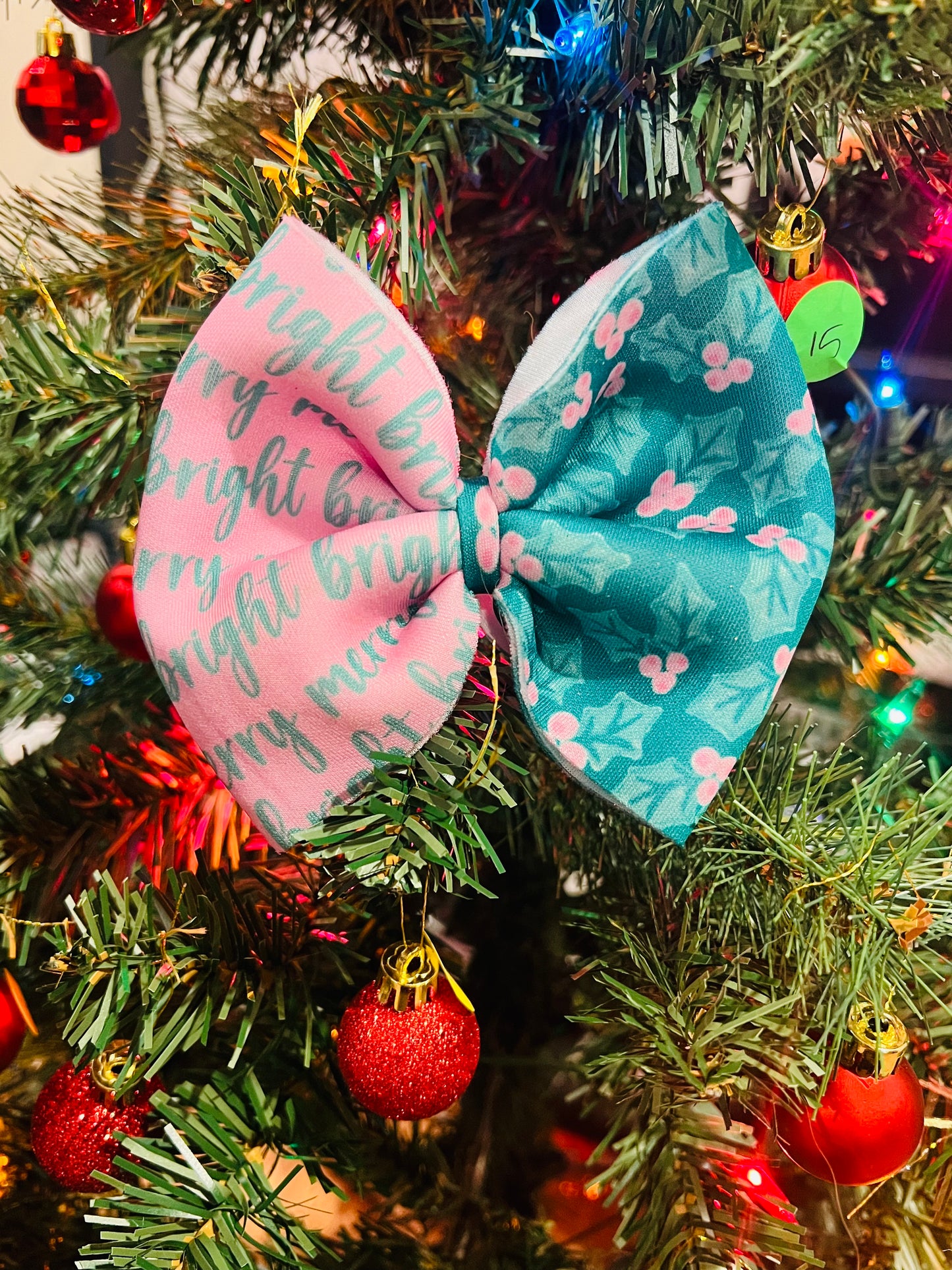 Bright and Merry Hair Bow
