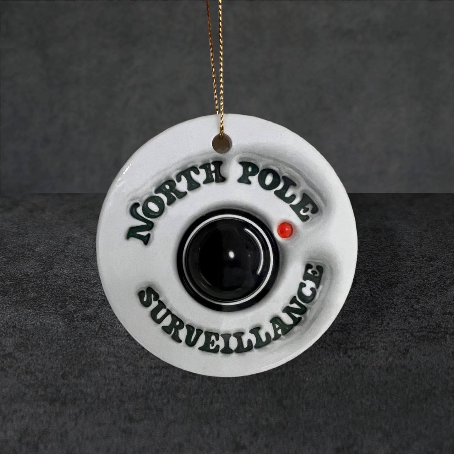 North Pole Surveillance Ornament