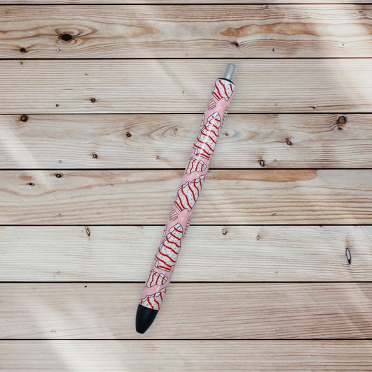 Pink Christmas Tree Cake Pen