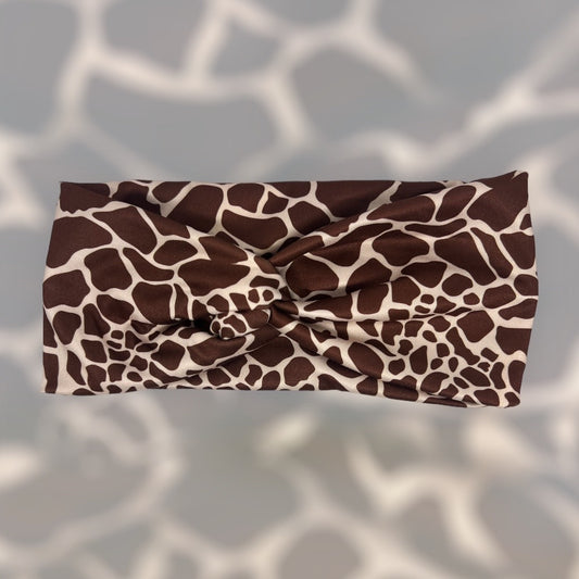 Giraffe Print Knot Headband