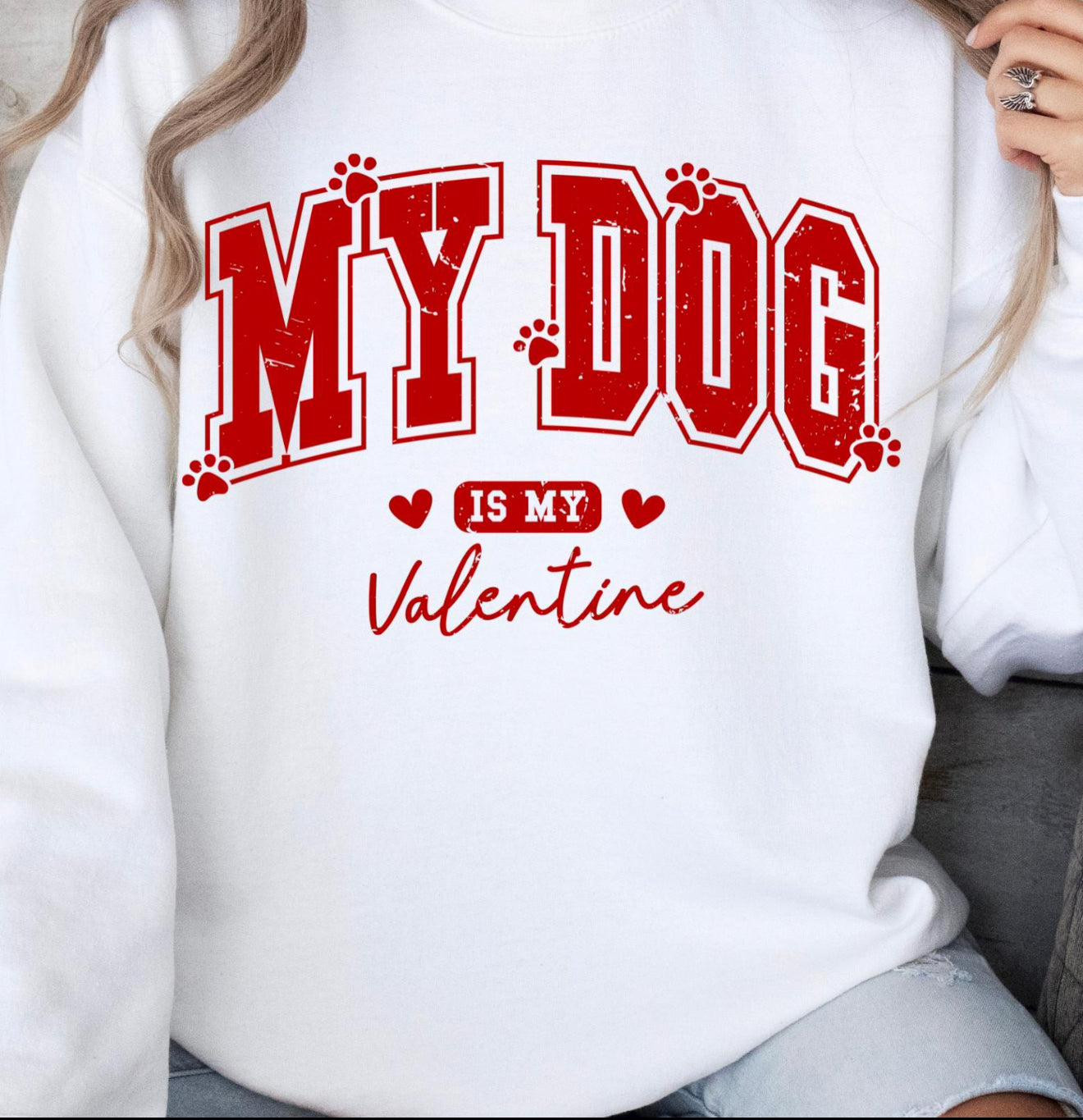 My Dog Is My Valentine Hoodie