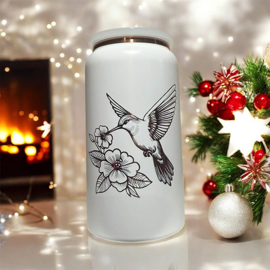 Hummingbird Engraved Stainless Libbey