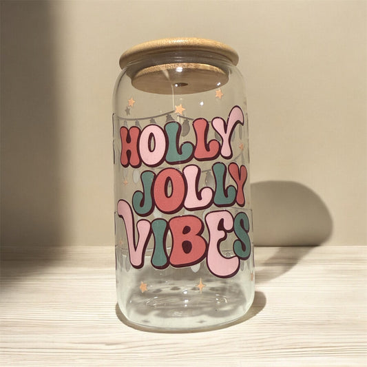 Holly Jolly Vibes Libbey Glass