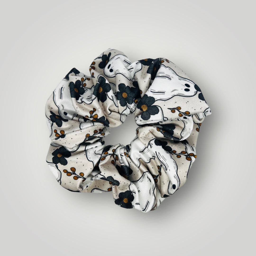 Ghost Flower Scrunchie