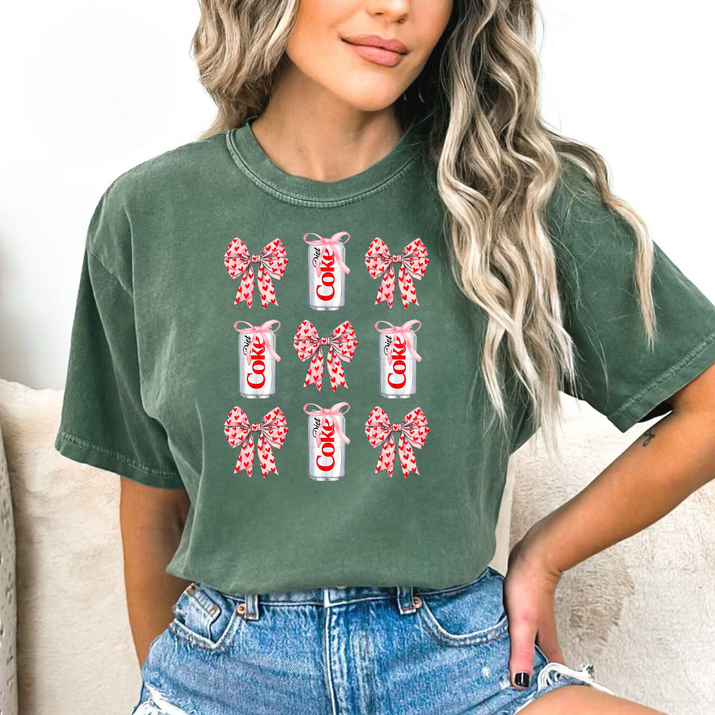 Diet Coke With Bows T Shirt