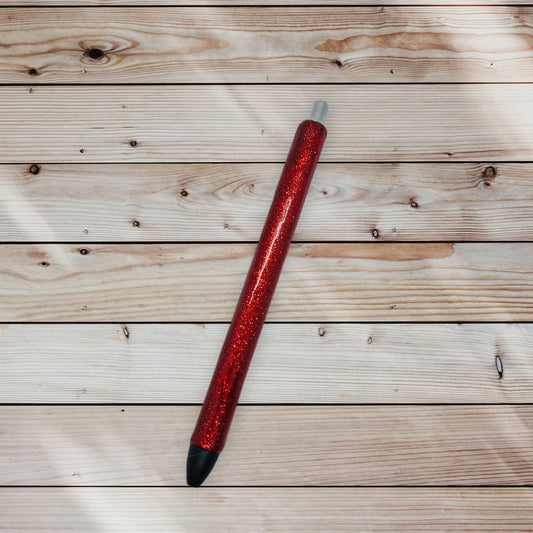 Red Sparkle Pen
