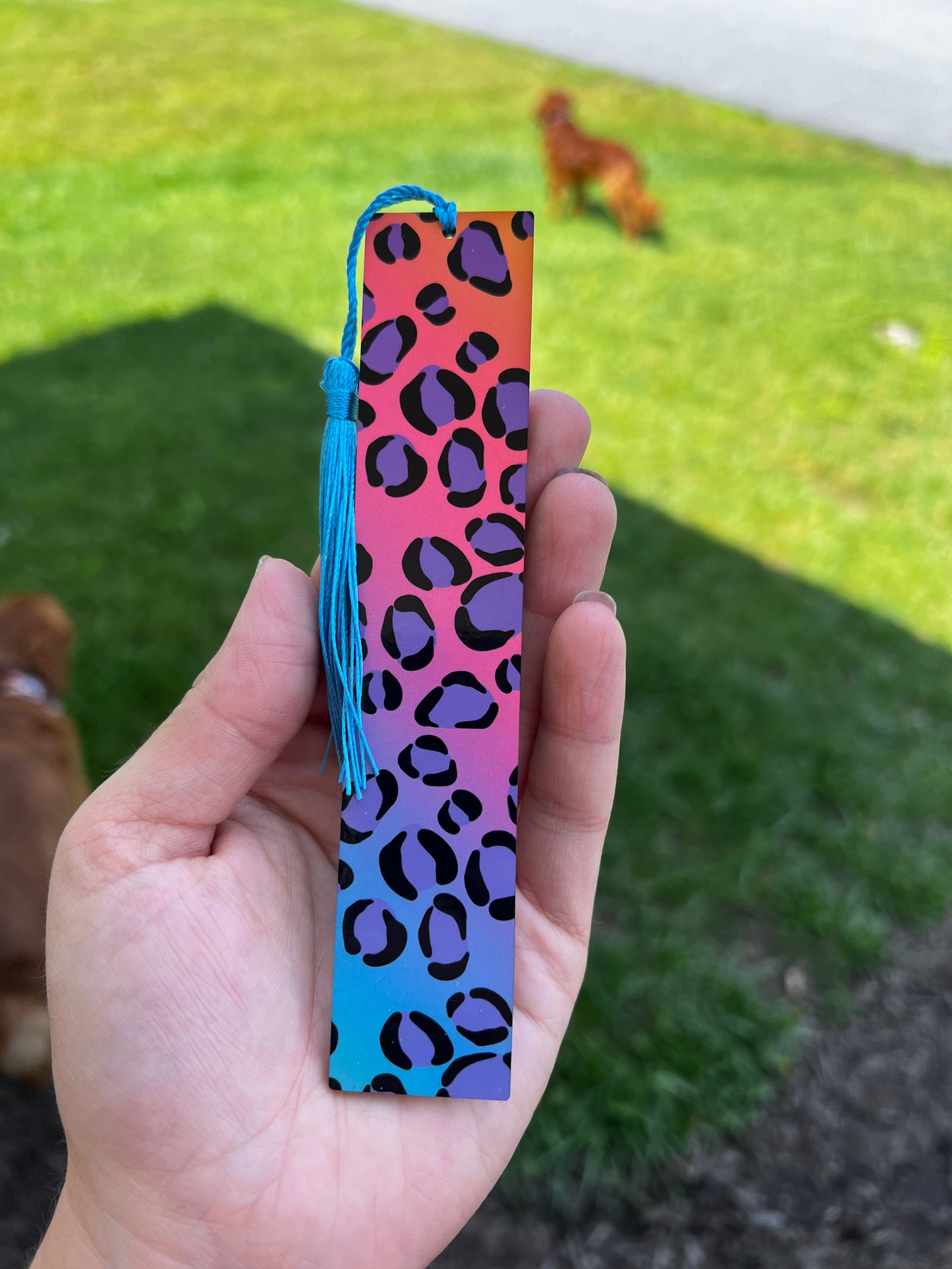 Lisa Frank Leopard Bookmark