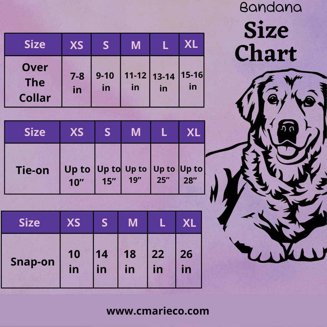 Customized Dog Bandana