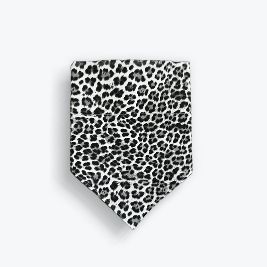 Gray leopard Bandana