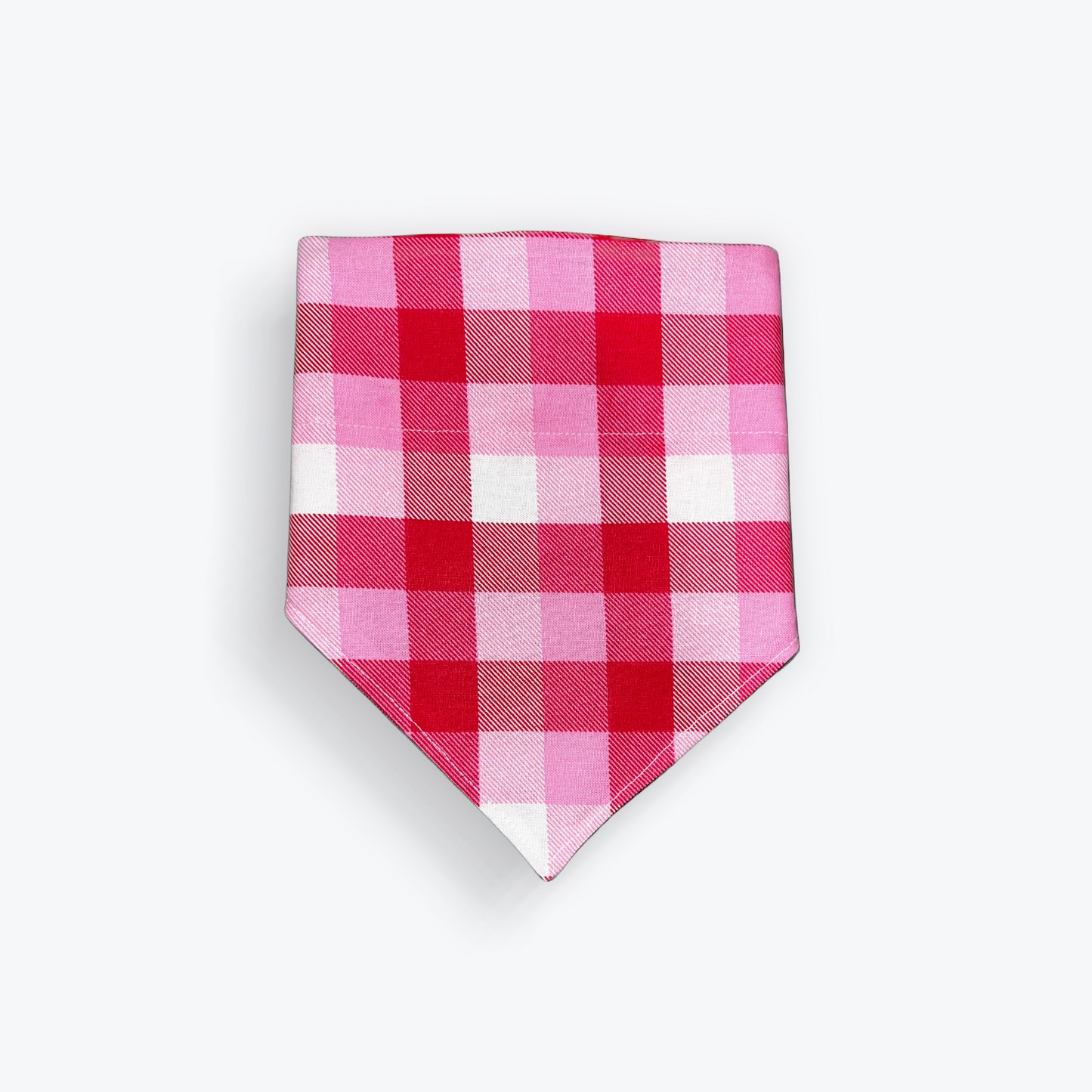 Pink Plaid Bandana